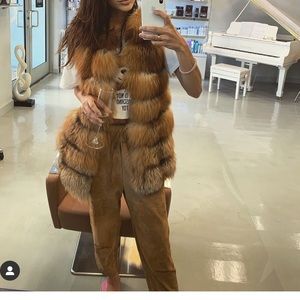 Vince suede leather pants